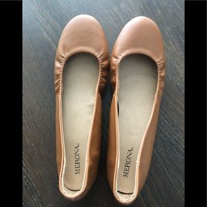 Target Merona brown flats